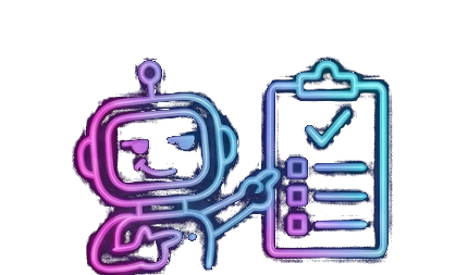 Nudge the robot pointing at a clipboard